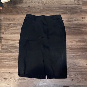 Black pencil skirt